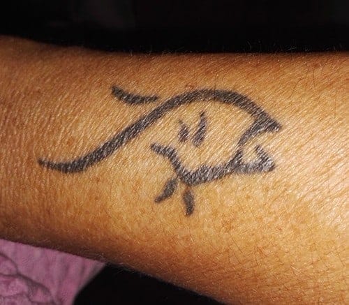 gattino stilizzato tattoo