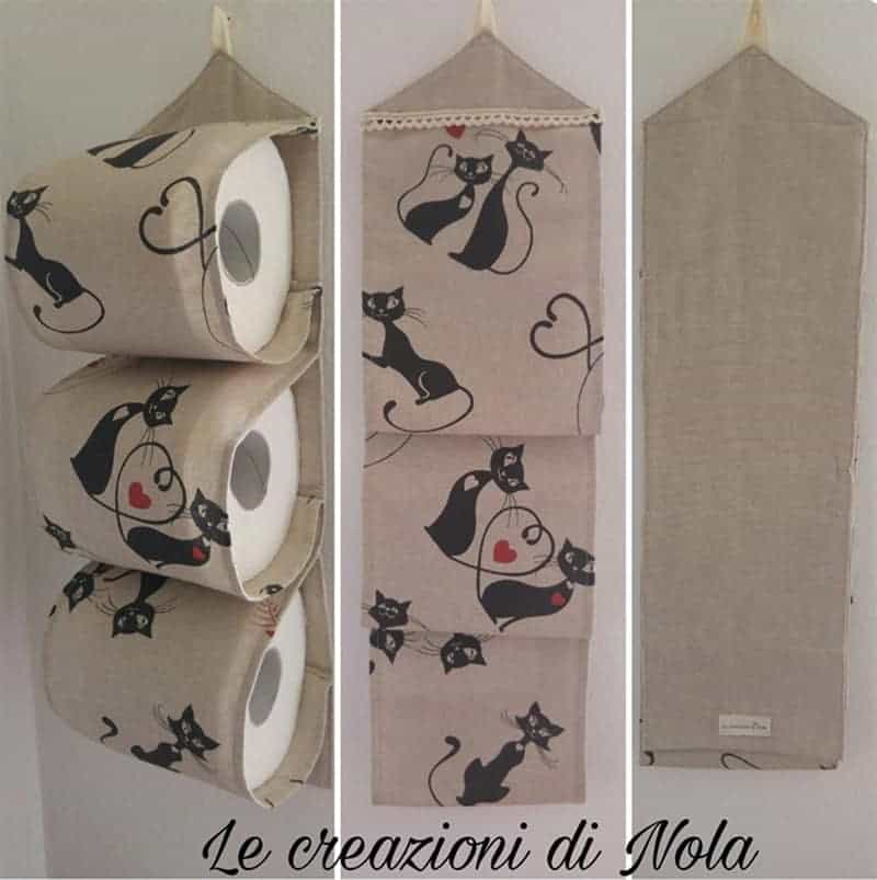 porta rotolo gatto etsy