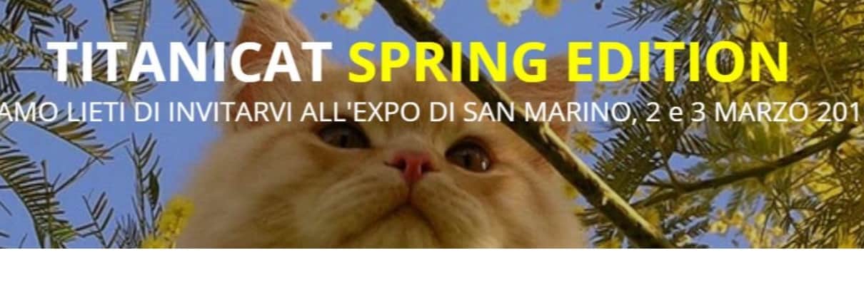 TitaniCat Spring Ed. Expo Felina San Marino 2019