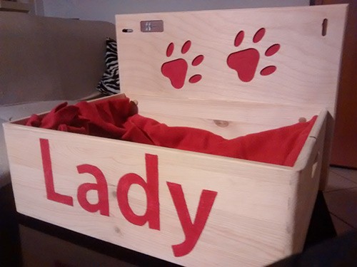 Cuccia in legno di lady
