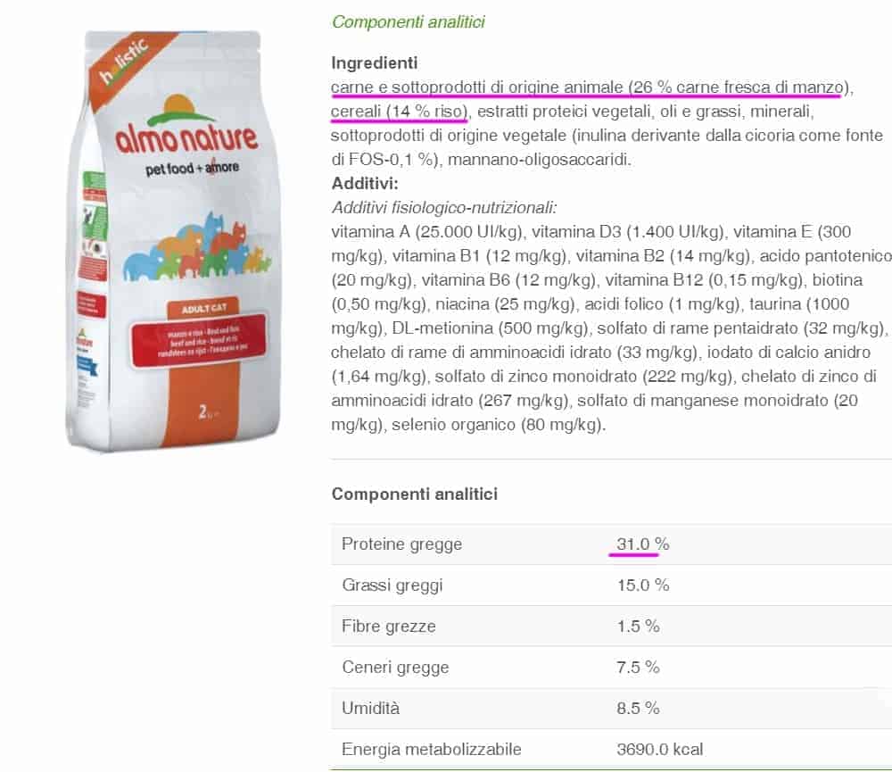 Croccantini Almo Nature Holistic Manzo e Riso