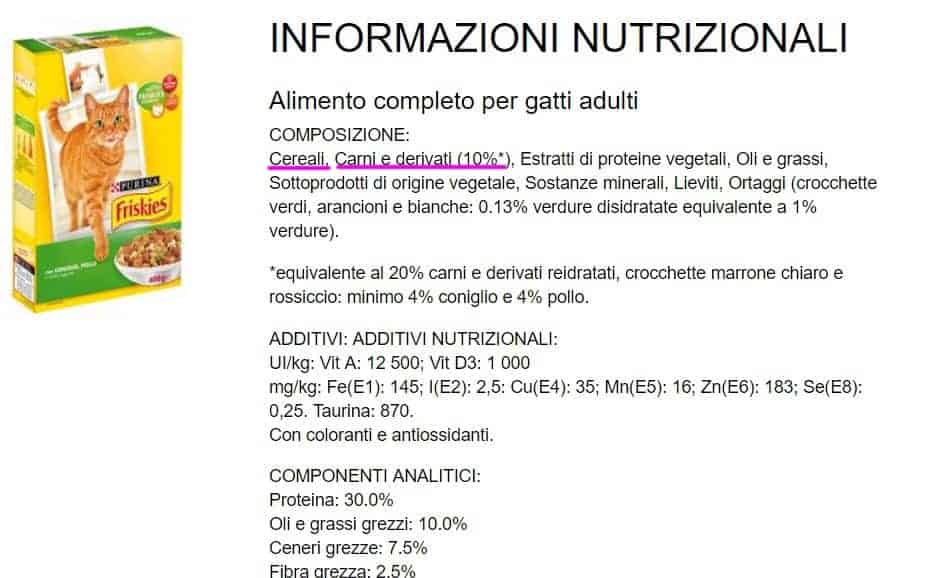 Alimento completo per gatti adulti Friskies