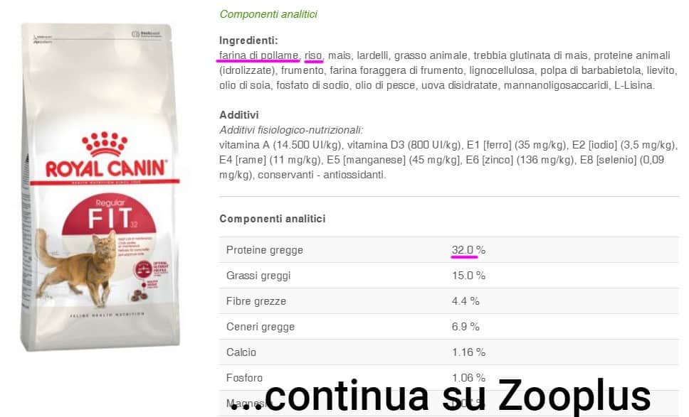 Croccantini Royal Canin Fit 32