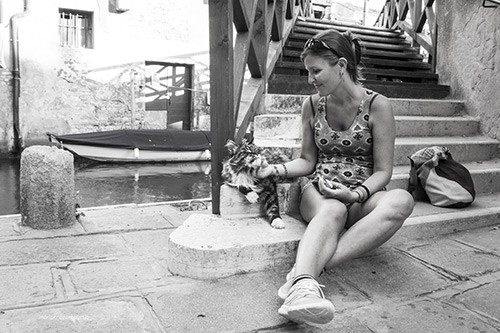 Con Rudolf a Venezia MicioGatto