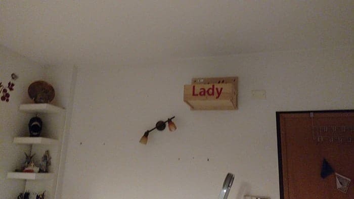 cuccia per gatti appesa alla pareta