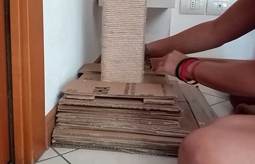 tutorial costruzione tiragraffi per gatti le basi