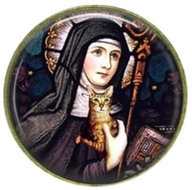 Santa Gertrude patrona dei gatti