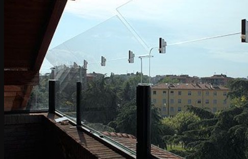 protezione balcone gatti plexiglas