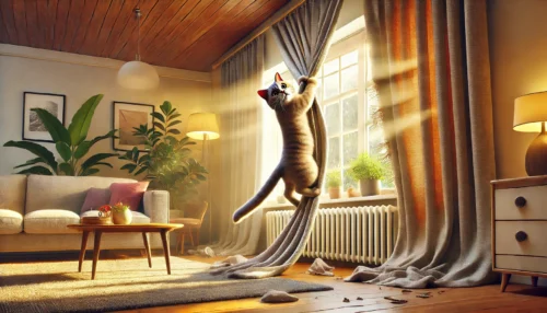 danni dei gatti in casa